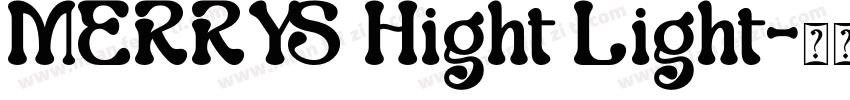 MERRYS Hight Light字体转换